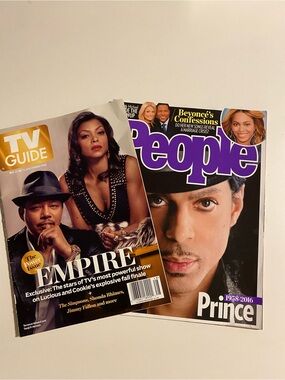 People Magazine featuring Prince + TV Guide Empire Issue  2015